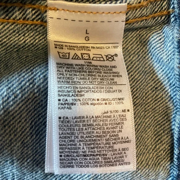 Old Navy Blue Jean Jacket - Picture 6 of 7